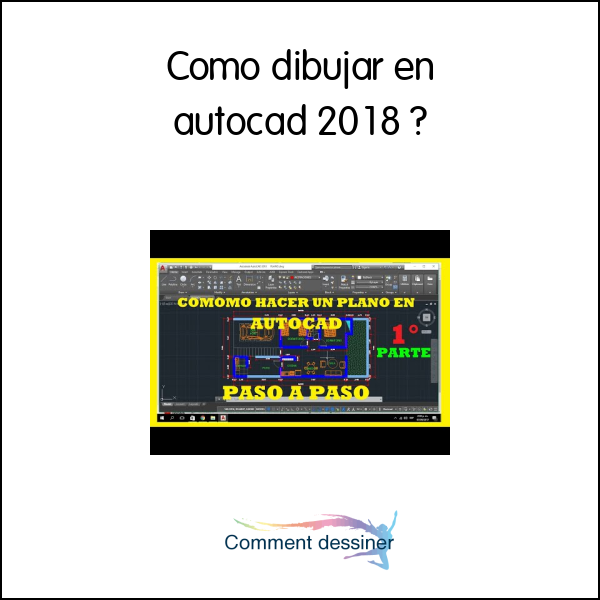 Como dibujar en autocad 2018